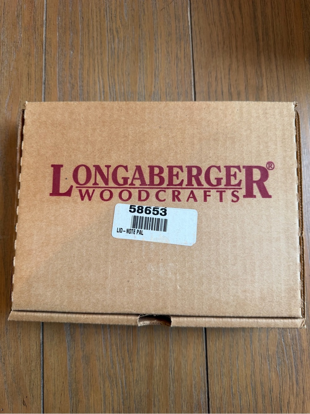 Longaberger 1999 Woodcrafts #58653 Replacement Lid NIB
